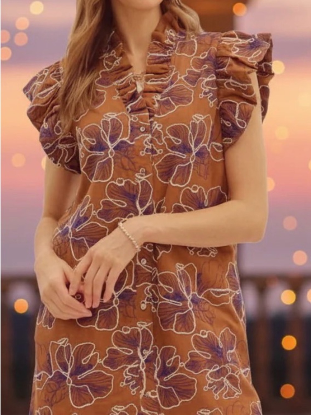 Entro Floral Mini Dress